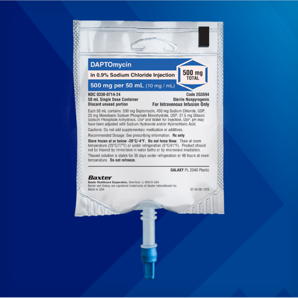 Daptomycin in 0.9% Sodium Chloride Injection Premix